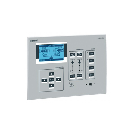 Automatic transfer switch control units pentru advanced management of 3 circuit breakers and 2 power sources