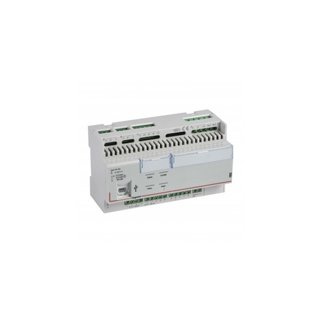 Bacnet room controller unit cu 8 inputs and 10 outputs pentru hotel room management - 8 DIN module