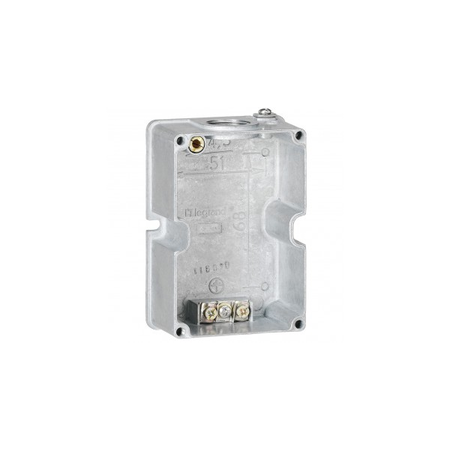 Box Hypra - IP44 - pentru surface appliance stecher / fisa 16 A - 2P+E - metal