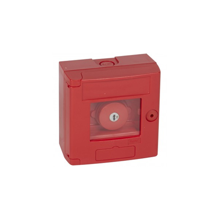 Break glass emergency box-mushroom head-surface mounting-ip44-rosu box cuout led