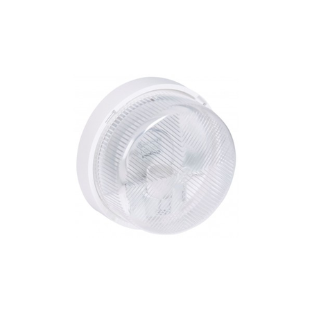 Bulkhead light - IP44 - IK07 - rotund - B22 - polycarbonate diffuser