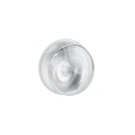 Bulkhead light - IP44 - IK07 - rotund - E 27 - glass diffuser