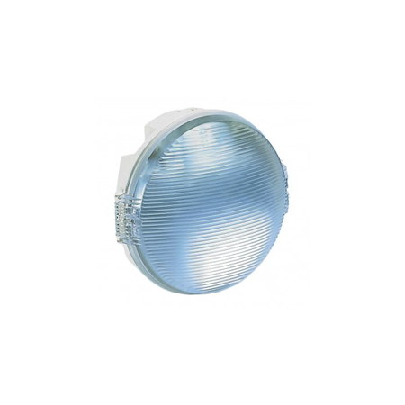 Bulkhead light Koro - IP54 - IK08 - rotund - 100 Wincandescent - E27 - alb