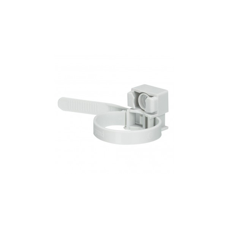 Cable tie cu base - pentru interior use - gri ral 7035