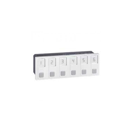 Call unit mosaic - 6 direction - integrated power supply - 6 module - alb