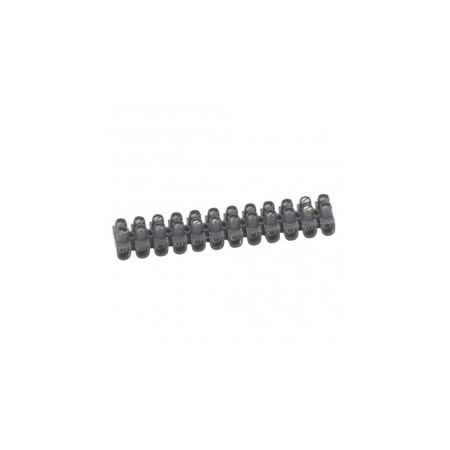 Connection strip Nylbloc - capacity 10 mm² - max. current 57 A - negru