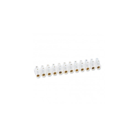 Connection strip Nylbloc - capacity 16 mm² - max. current 76 A - alb