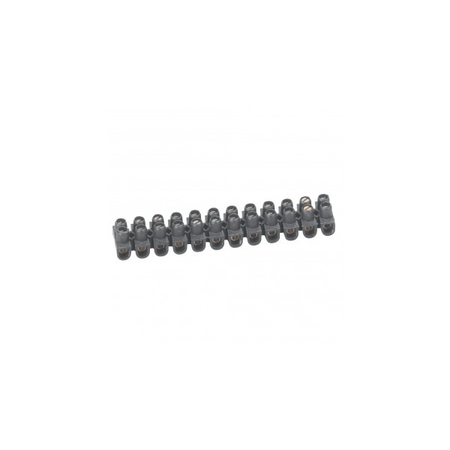 Connection strip Nylbloc - capacity 6 mm² - max. current 41 A - negru