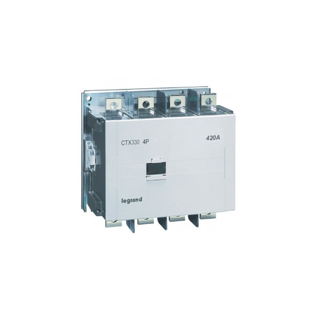 Contactor tetrapolar CTX³ - cu contact auxiliar inclus - 420/330 A - 100-240 V~/=