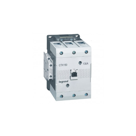 Contactor tripolar CTX³ 150 - 130 A - 400-440 V~ - 2 NO + 2 NC - lug terminals