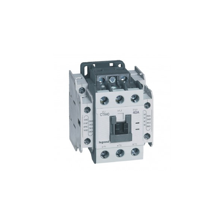 Contactor tripolar CTX³ 40 - 40 A - 415 V~ - 2 NO + 2 NC - screw terminals