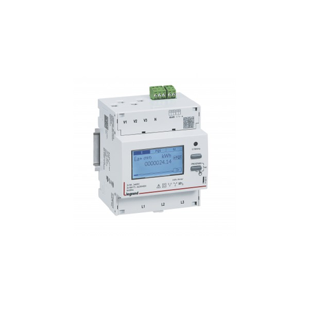 Contor trifazat EMDX³ cu connection cu CT - non-MID - 5 A - RS485 outputs - 4 module