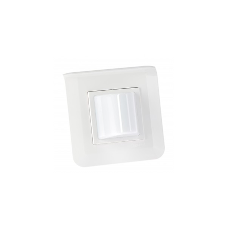 Corridor light unit double indicator Mosaic pentru BUS SCS nurse call - alb supplied cu plate