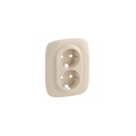 Capac Valena Allure - 2x2P+E priza - German standard - ivory