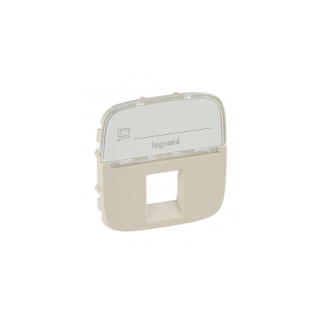 Capac Valena Allure - RJ 45/RJ 11/RJ 12 priza - cu label holder - ivory