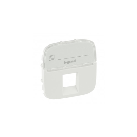 Capac Valena Allure - RJ 45/RJ 11/RJ 12 priza - cu label holder - alb