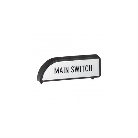 Duty label - pentru isolating switch padlockable Capac - marked \'\'Main switch\'\'