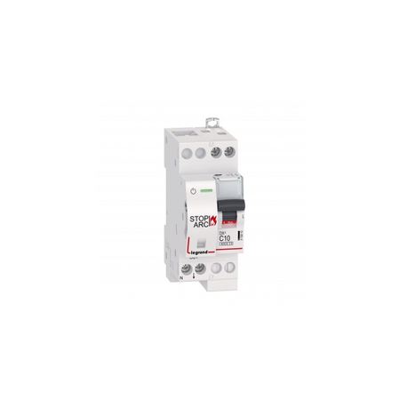 DX³ Stop Arc 6000 cu top side supply - 1P+N on left-hand side 230 V~ - 10 A - 2 module - C curba