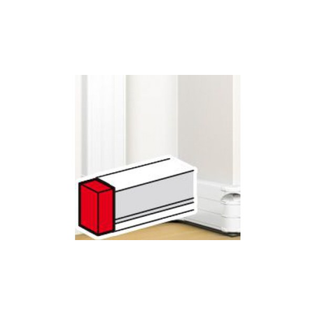 End cap - pentru 50x180 snap-on DLP trunking - alb