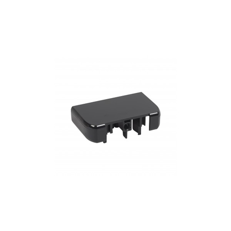 End cap pentru capac flexibil snap-on DLP trunking negru Edition - 50 x 80 mm - left or right