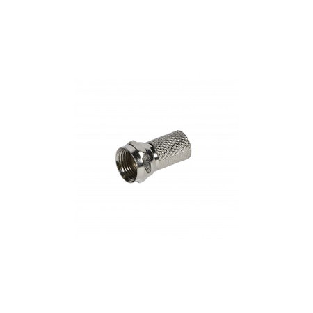 F connector pentru Ø7 mm coaxial cable - male twist on connector