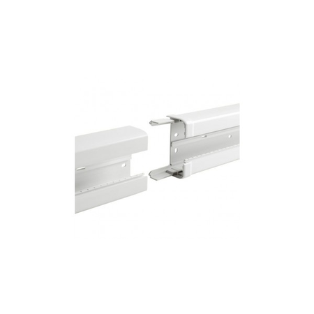 Fishplate body joint - pentru 50x105 capac flexibil snap-on dlp trunking - set of 2 - alb