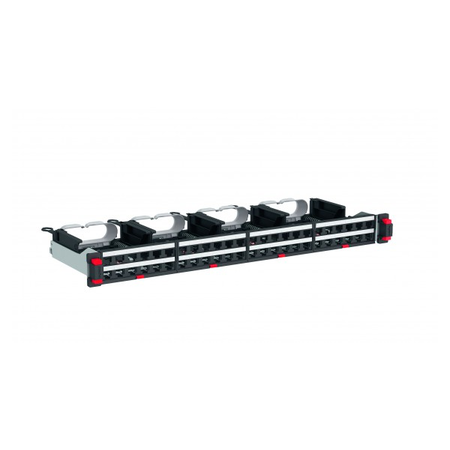 Flat high density 48-connector patch panel LCS³ - 19 - 1U to be equipped