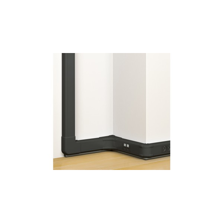 capac flexibil snap-on DLP trunking negru Edition - 50 x 80 mm - 1 compartiment