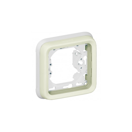 Flush mounting rama suport plexo ip55 - 1 module - alb