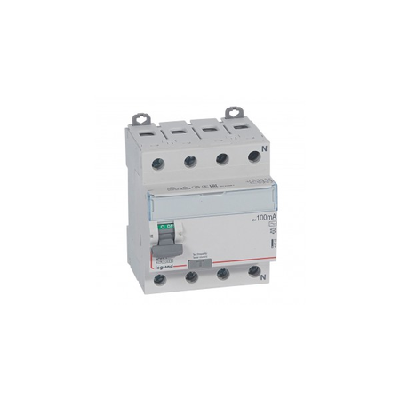 Intrerupator diferential RCD DX³-ID - 4P 400 V~ Nul pe partea dreapta - 80 A - 100 mA - tip AC