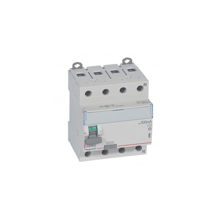 Intrerupator diferential RCD DX³-ID - 4P 400 V~ Nul pe partea dreapta - 80 A - 500 mA - tip AC