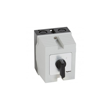 Intrerupator rotativ- changeover switch cu off - PR 17 - 4P - 20 A - box 96x120 mm