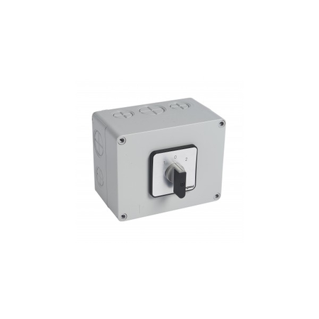 Intrerupator rotativ- changeover switch cu off - PR 63 - 2P - 63 A - box 135x170 mm