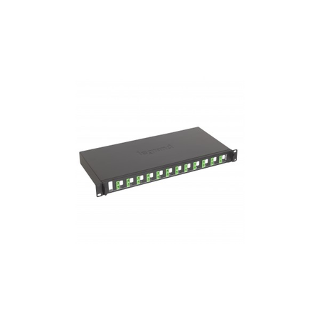 LCS³ equipped 19 optic drawer - sliding - 12 SC APC duplex single-mode connectors pentru 24 fibres