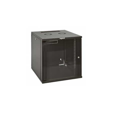 Linkeo fix 19 cabinet cu removable side panels - capacity 12U - dimensions 604x600x600 mm - ready-assembled