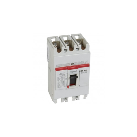 MCCB - DRX 125 - thermal magnetic - Icu 20 kA - 415 V~ - 3P - In 100 A