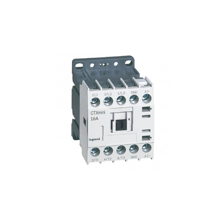 Minicontactor tripolar CTX³ - 16 A (AC3) - 24 V= - 1 NO - screw terminals