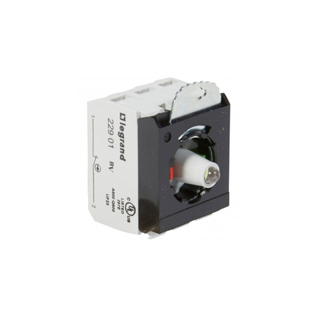 Osmoz block sub-assemblies - pentru illuminated head - NO+NC - alb - 12-24 V~/=