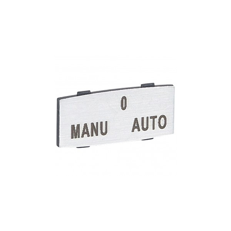 Osmoz legend plate - cu engraving - alu - standard modulel - \'\'MANU-O-AUTO\'\'