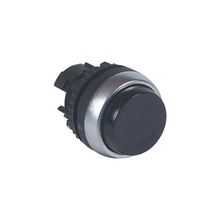 Osmoz non illuminated spring return head - projecting Ø22 - negru