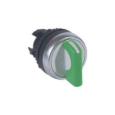 Osmoz non illuminated standard handle selector switch - 2 stay-put positions - verde