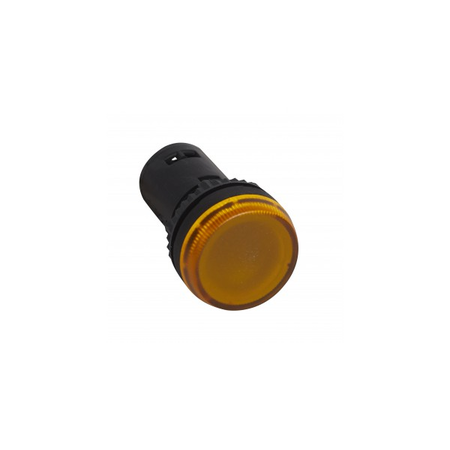 Osmoz one-piece pilot light cu integrated LED to be used cuout electrical block - yellow - 130 V~