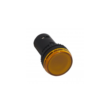 Osmoz one-piece pilot light cu integrated LED to be used cuout electrical block - yellow - 24 V~/=