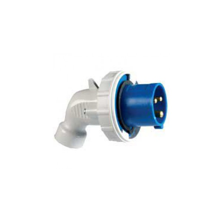 P 17 tempra pro ip 66/67 2p+e stecher inclinat lv 16 a cu male connector - 200 to 250 v~ - 50/60 hz