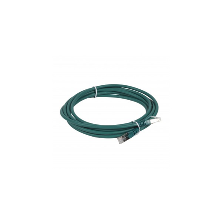 Patch cord category 6 A - S/FTP shielded - LSZH - lungime 3 m - verde