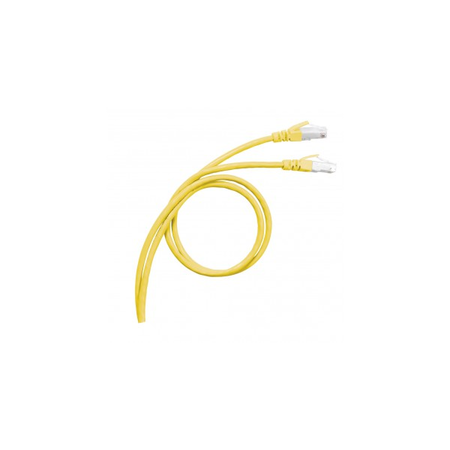 Patch cord category 6 A - S/FTP shielded - PVC - lungime 1 m - yellow