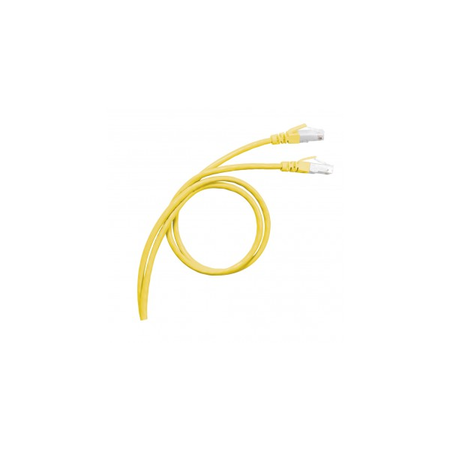 Patch cord category 6 A - S/FTP shielded - PVC - lungime 2 m - yellow