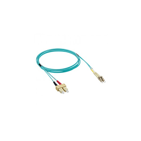 Patch cord fibra optica - OM 3 multimodule (50/125 μm) - SC/LC duplex - 1 m