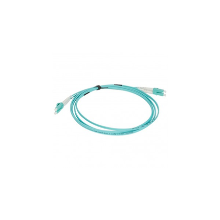 Patch cord fibra optica - OM 4 multimodule (50/125 μm) - LC/LC duplex - 2 m