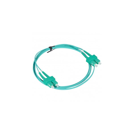 Patch cord fibra optica - OM 4 multimodule (50/125 μm) - SC/SC duplex - 2 m